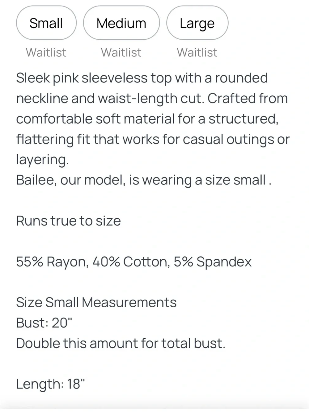 entro Pink Cropped Tank, pants and skort set with White Trim - Picture 12 of 16